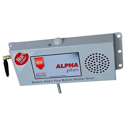 White Gsm Alpha Plus Shutter Siren With Motion Sensor