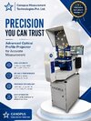 Canopus Horizontal Profile Projector - 300 Mm Screen, Stainless Steel Material, 20x/50x Magnification, Built-in Glass Scales, 0.001mm Resolution