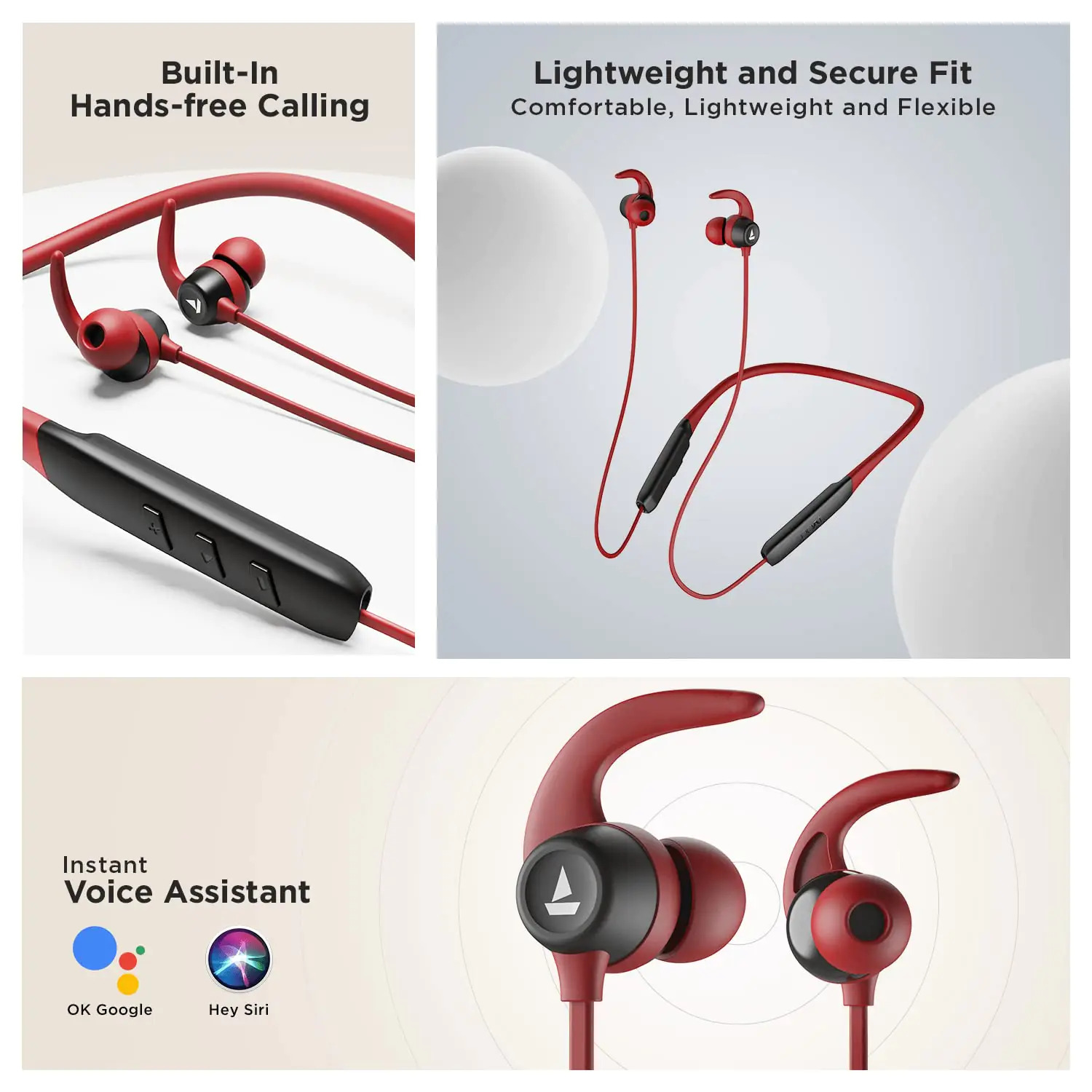 Neo In-Ear Bluetooth Neckband With Mic