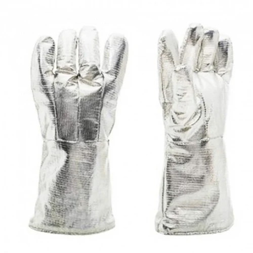 Silver Aluminum Hand Glove