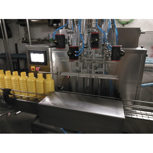 Semi-Automatic Pesticide Bottle Filling Machine
