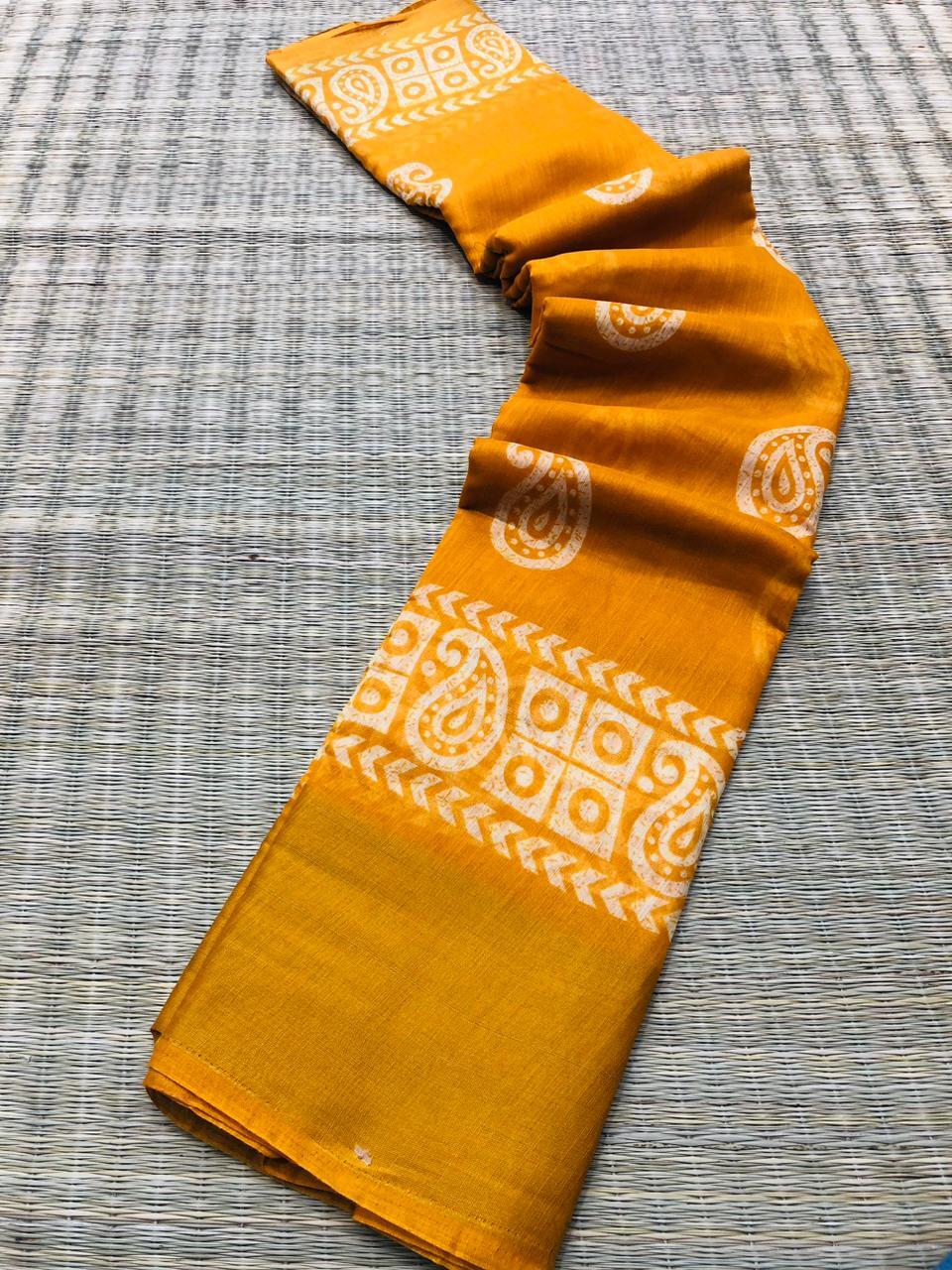 Beautiful soft cotton saree