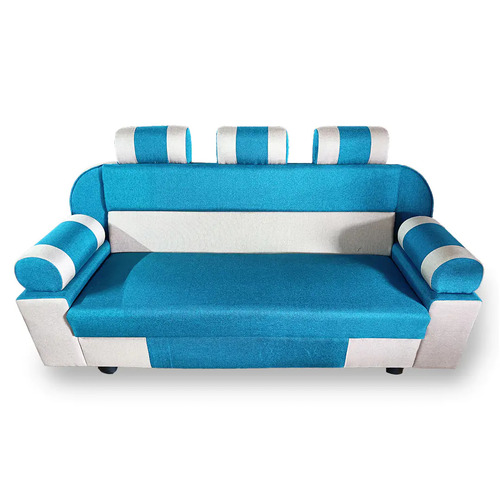 Fabric Juite Jlue 3 Seat Sofa