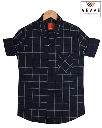 Men Regular Fit Checks Casual Shirt