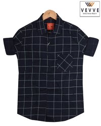 Men Regular Fit Checks Casual Shirt