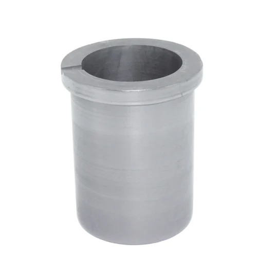 Carbon Graphite Crucible - Rigid Graphite Material | Industrial Use for Enhanced Hardness and Durability