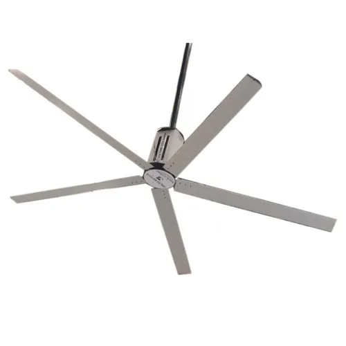 White 16Feet Hvls Industrial Ceiling Fan