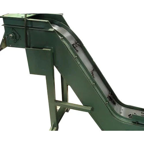 Magnetic Chip Conveyor - Metal, Various Sizes Available | Green Color, Industrial Use, Warranty Included