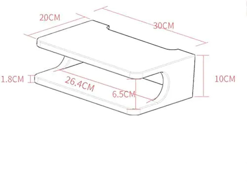 Floating Shelf Wall-Mounted TV Cabinet Shelf