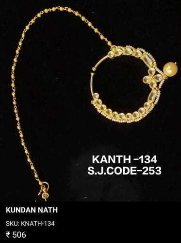 SIMPLE BIG ROUND KUNDAN NATH