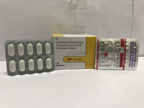 Levocetirizine Dihydrochloride 2.5 mg. and Phenylephrine Hydrocloride 5 mg. and Paracetamol 325 mg.