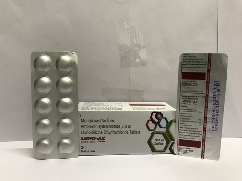 Montelukast Sodium 10 mg. and Levocetirizine 5 mg.  and Ambroxol Hydrochloride IP 75 mg.
