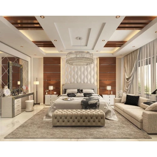 Modern Bedroom Interior Designing Services By URBANFEAT CONSTRUCTION INDIA PRIVATE LIMITED