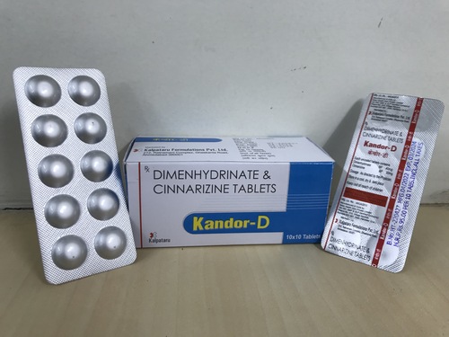 Cinnarizine 20 mg and Dimenhydrinate 40 mg