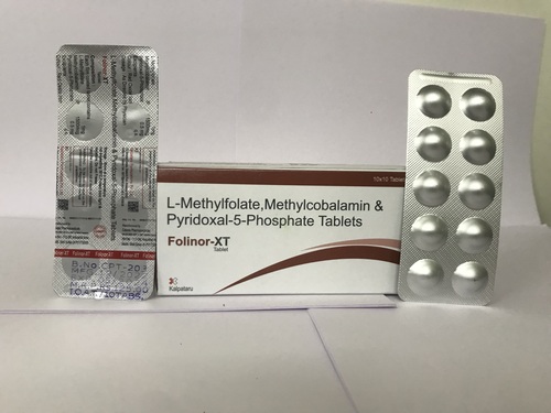 Methylcobalamin 1500 mcg and L-Methylfolate Calcium 1 mg and Pyridoxal-5 Phosphate 0.5 mg.