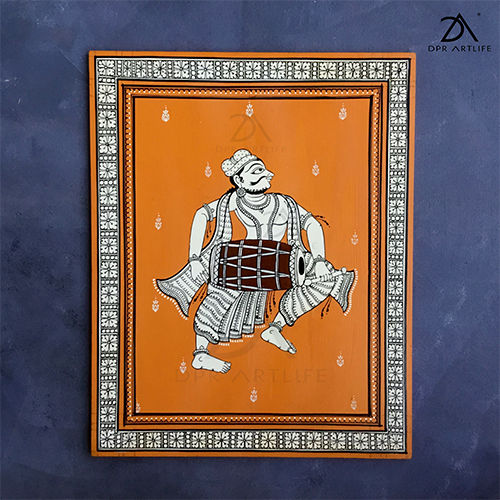 Easy To Clean Dhol Wadak Decorative Wall Plate