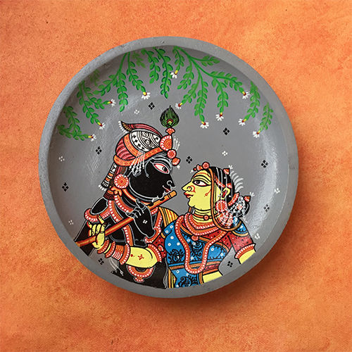 Krishna Leela Decorative Wall Plate