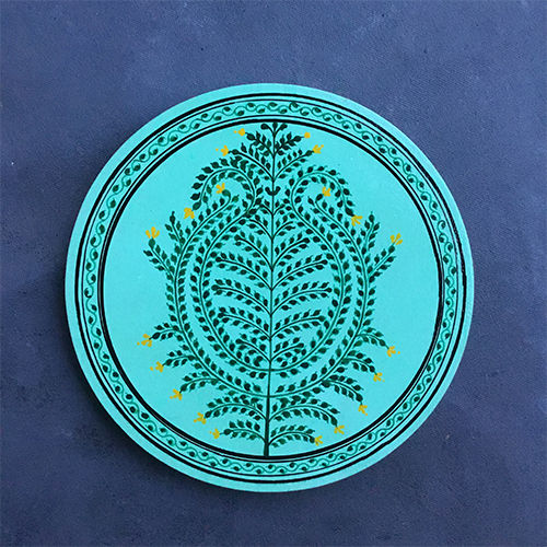 Durable Tree Of Life Green Decorative Wall Plate