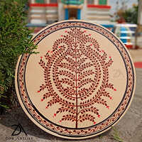 Tree of Life Yellow Decorative Wall Plates