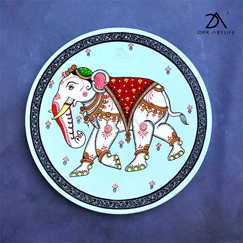 Easy To Clean Gajaraaj Decorative Wall Plate