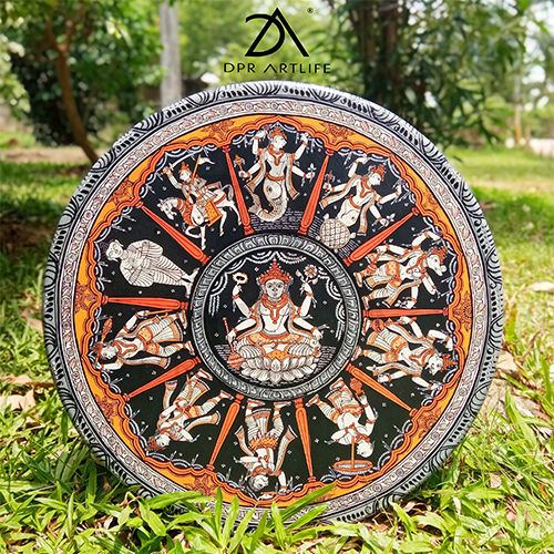 Eco-friendly Dasavataar Decorative Wall Plate