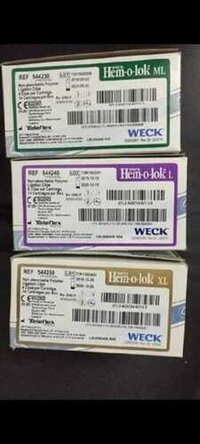 Weck Hemo-o-lock liga clips