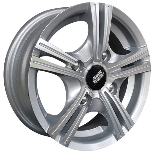 Flat Tire 4 Inch X 114.3mm Grey Car Alloy Wheels