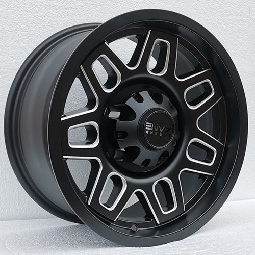 6 Inch X 139.7Mm Black Car Alloy Wheels Usage: Industrial