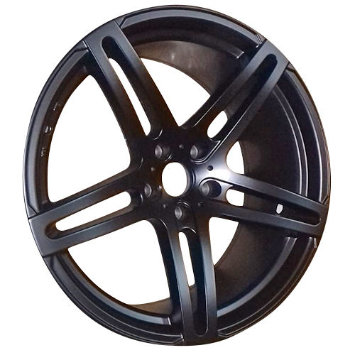 5 Inch X 114.3mm Black Car Alloy Wheels Usage: Industrial