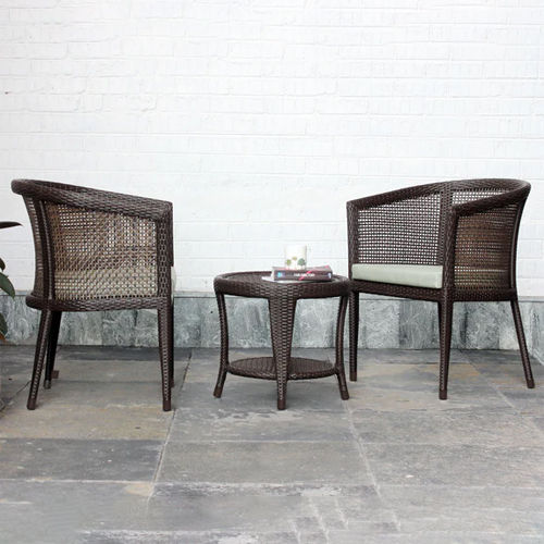 Outdoor Wicker Chair And Table Set No Assembly Required