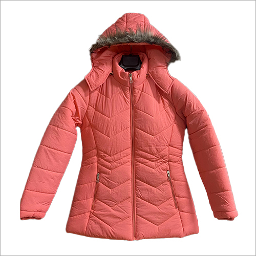 Peach Ladies Hoodie Jacket For Winter at Best Price in Ludhiana