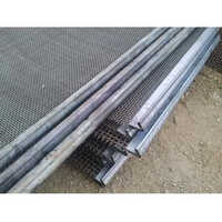Hot Mix Plant Wire Mesh Screen - Aluminum, Square Hole, Gray | Galvanized Surface Treatment For Enhanced Durability And Performance