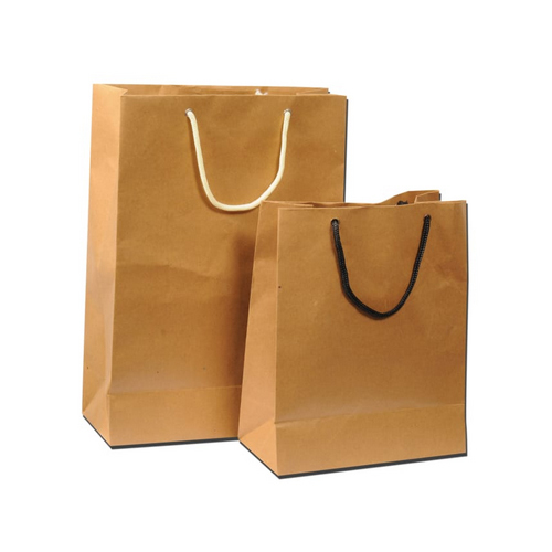 Loop Handle Carry Bag - Corrugated Board, Modern Design with Embossed Surface Finishing | Customized Aesthetics for Enhanced Visual Appeal