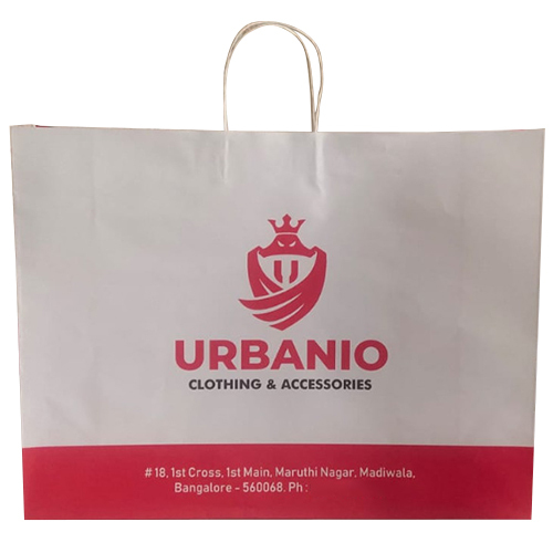 Shopping Carry Bag - Corrugated Board, Modern Style - Customized Designs, Embossed Surface Handling