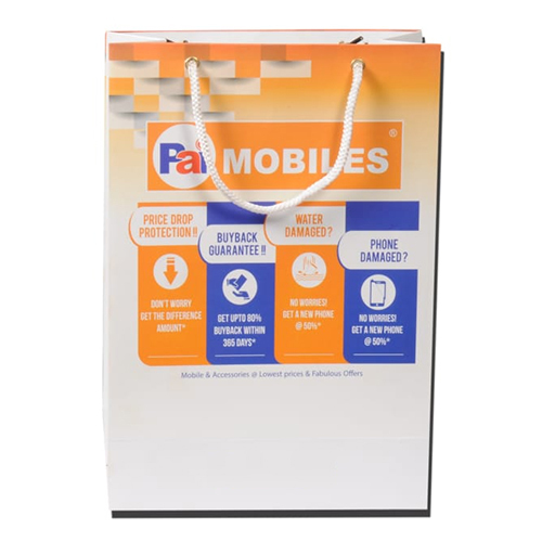 Printed Paper Bag - Corrugated Board Material Modern Style with Custom Designs and Embossed Surface Handling