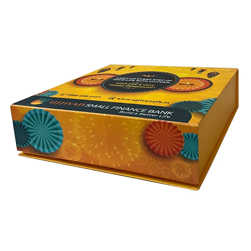 Rigid Box With Magnetic Lock - Laminated Material Different Sizes Available | Glossy Lamination Finish for Enhanced Visual Appeal
