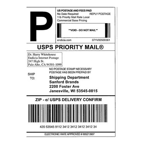 Shipping Label