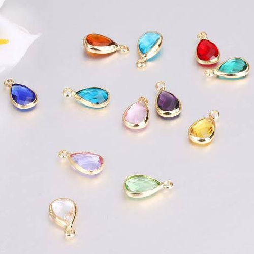 Gemstone Gold Plated Silver Pendant