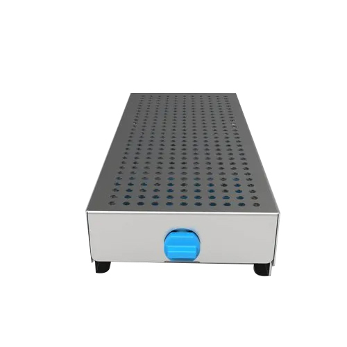 Silver Stainless Steel Sterilization Box