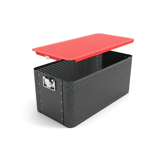 Black 580 Mm X 280 Mm X 200 Mm Sterilization Box