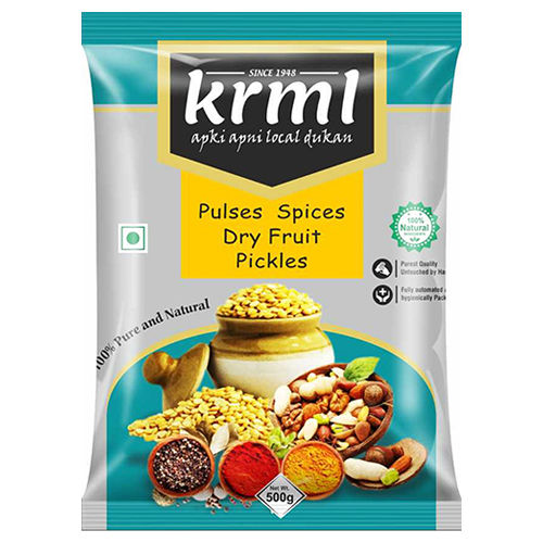 Pulses Spices Dry Fruit Pickles Printed Pouch