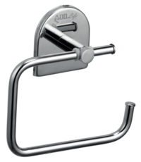 Sukhoi Paper Holder - Stainless Steel, Compact Size, Chrome Finish | Rust-resistant, Wall-mounted, Polished Surface
