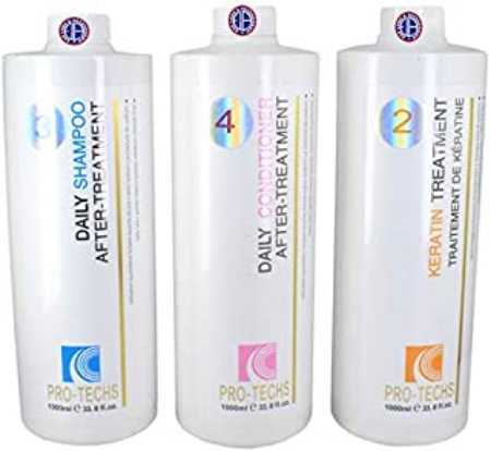 protech keratin treatment and after treatment shampoo and conditioner
