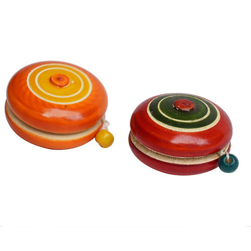 Multicolor Wooden Yo Yo Toys