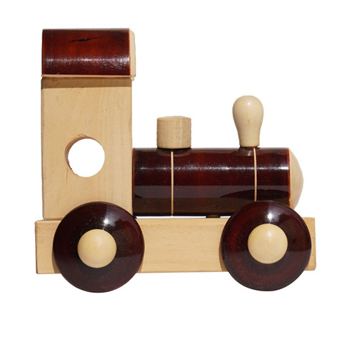 Hand Painted Wooden Train Toys