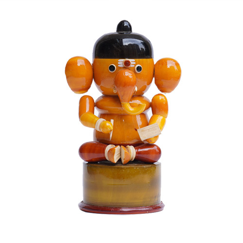 Hand Painted Wooden Ganpati Toys