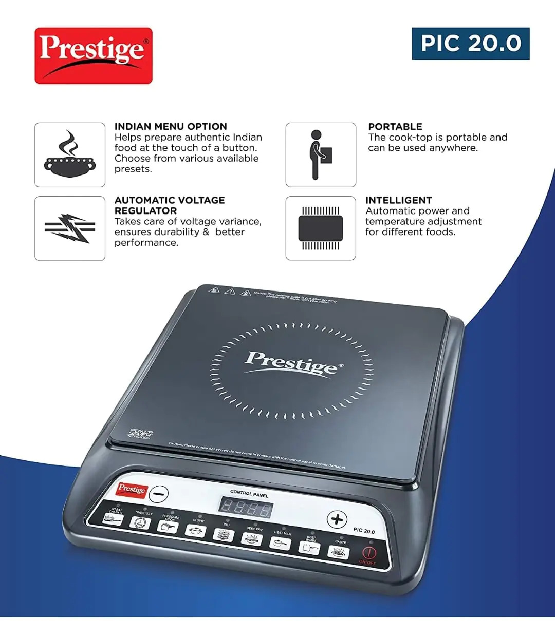 Prestige PIC 20.0 1600 Watt Induction Cook Top