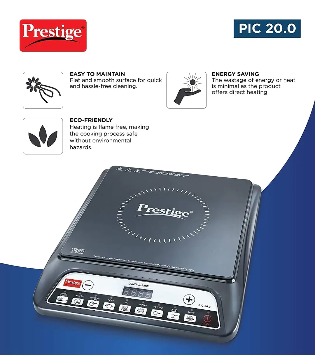 Prestige PIC 20.0 1600 Watt Induction Cook Top