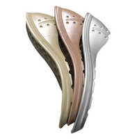 Ladies Sandal Sole - Leather Material, Customized Design , Various Color Options Available