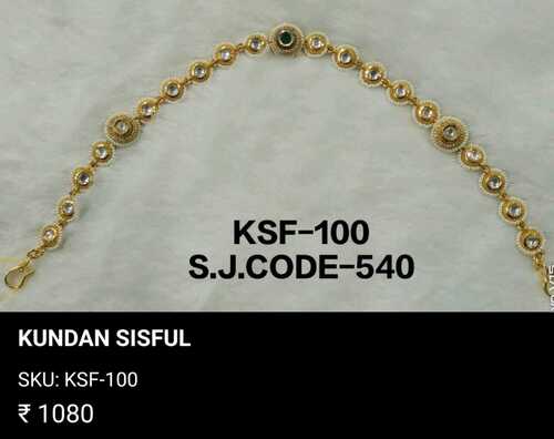 ROYAL LOOK DELICATE KUNDAN SHESHPHOOL